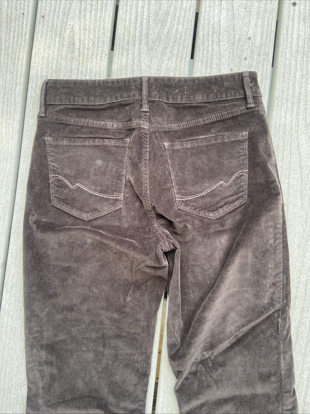NYDJ Brown Corduroy Bootcut Jean Womens 8 Lift Tuck 70s Preppy Boho Artsy Fall - Picture 11 of 13